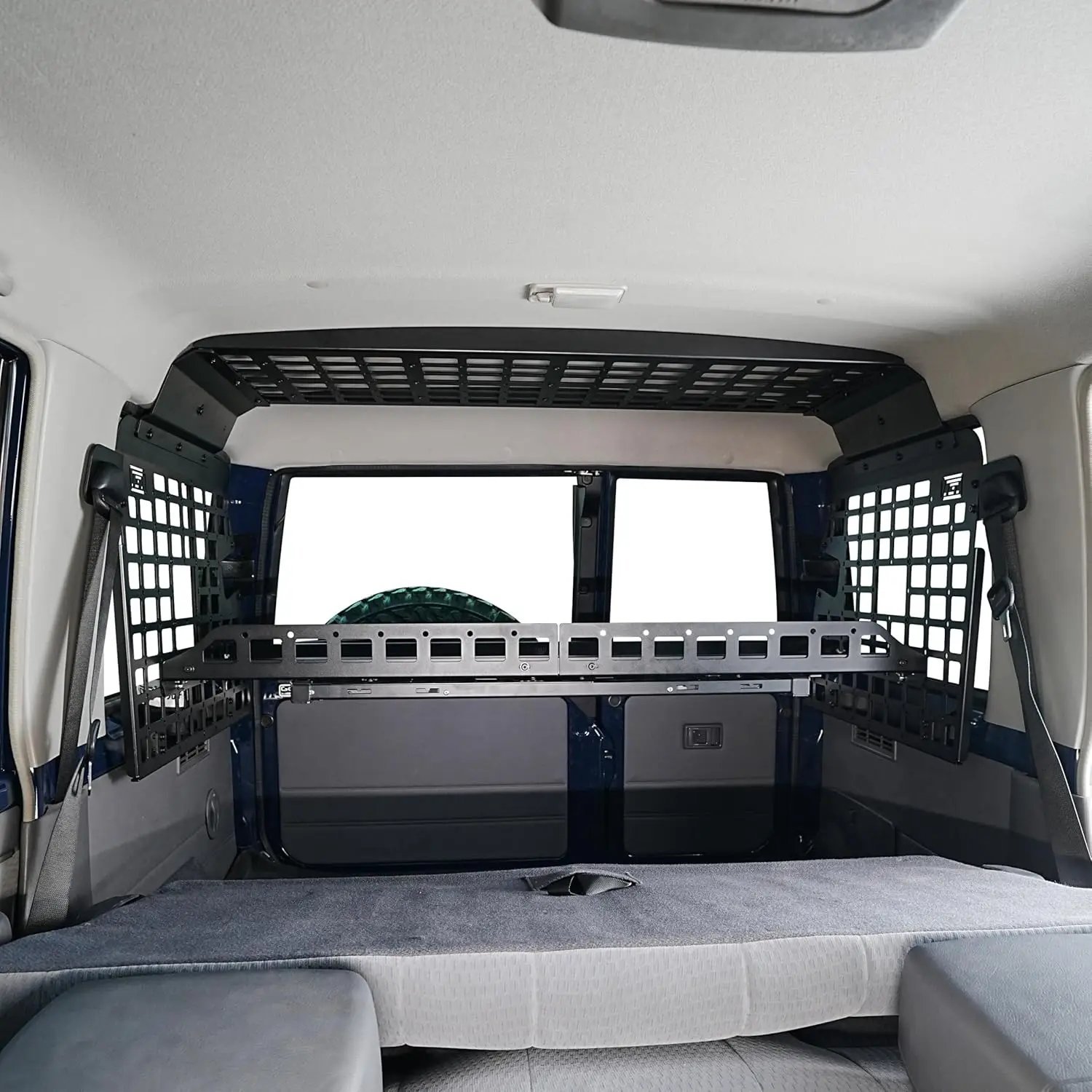 رف صندوق السيارة حامل الحقائب رفوف لوحة مولي مناسبة لتويوتا لاند كروزر 76 سلسلة LC76 2007-2025