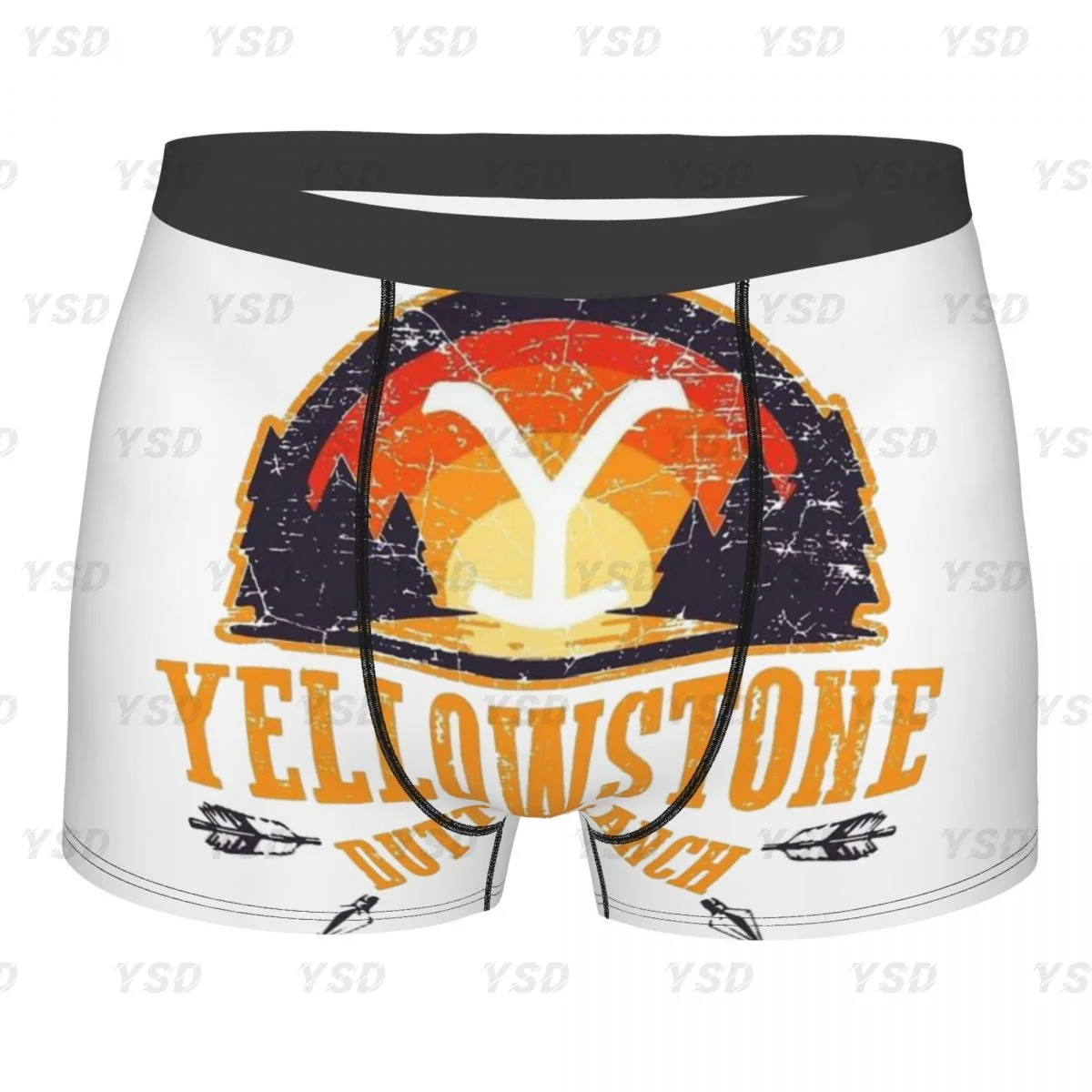 Cowboy Et De Yellowstone Dutton Ranch Man'scosy Boxer Briefs,3D printing Underpants, Highly Breathable Top Quality Gifts