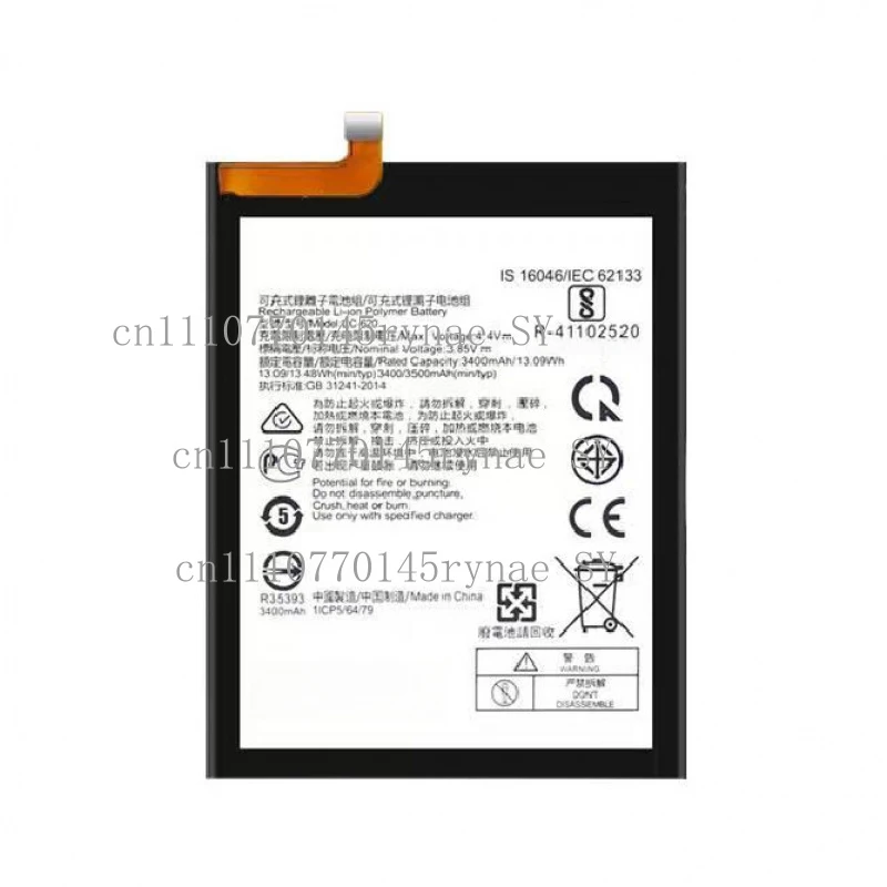 LC-620 Battery For Nokia 6.2 7.2 TA-1198 TA-1200 TA-1181 TA-1196 3500mAh Replacement