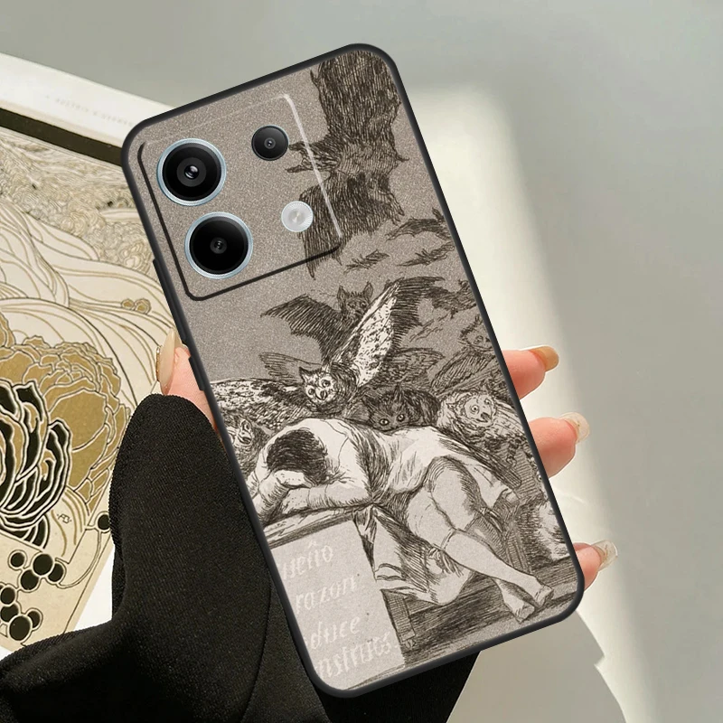 Spain Francisco Goya Art Case For Xiaomi Redmi Note 14 12 11 9 10 13 Pro 9S 10S 11S 12S Redmi 14C 10C 12C 13C Cover