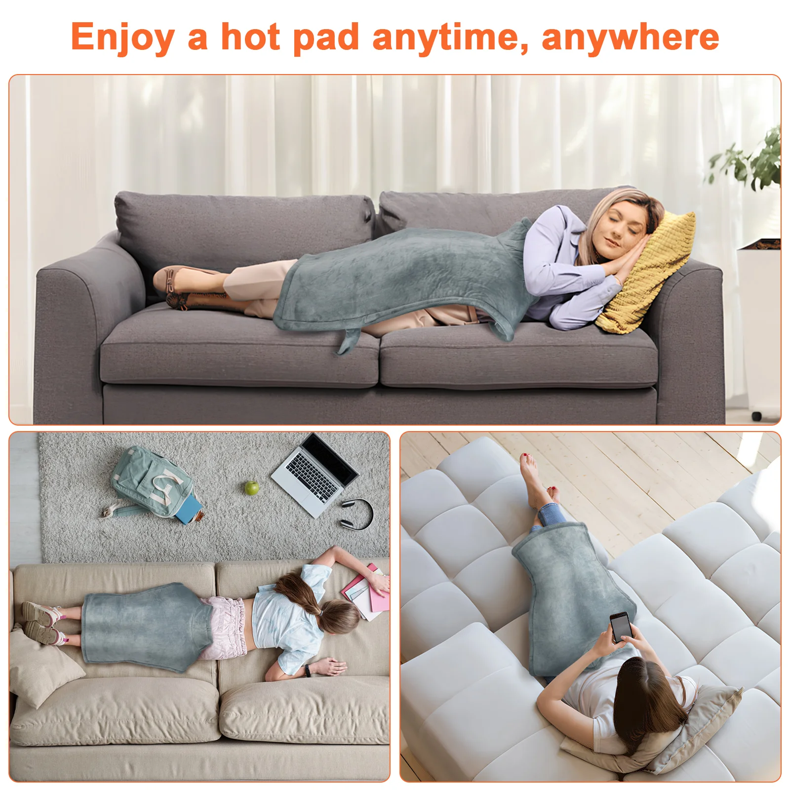 Heating Pad Shoulder Pads For Back Heated Blanket Shawl Electric And Shoulders Synthetic Fiber