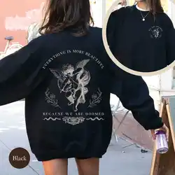 The Illiad Sweatshirt Homer Greek Mythology Dark Academia Sweatshirt Funny Sweatshirt Women Vintage Pullovers Fleece Sweatshirts