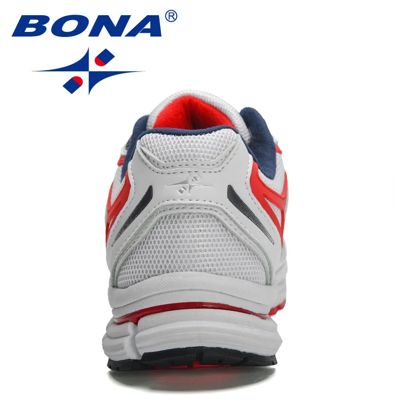 BONA 2022 New Designers Running Shoes Men Breathable Non-slip Sport Lightweight Tenis Sneakers Man Mesh Casual Walking Footwear