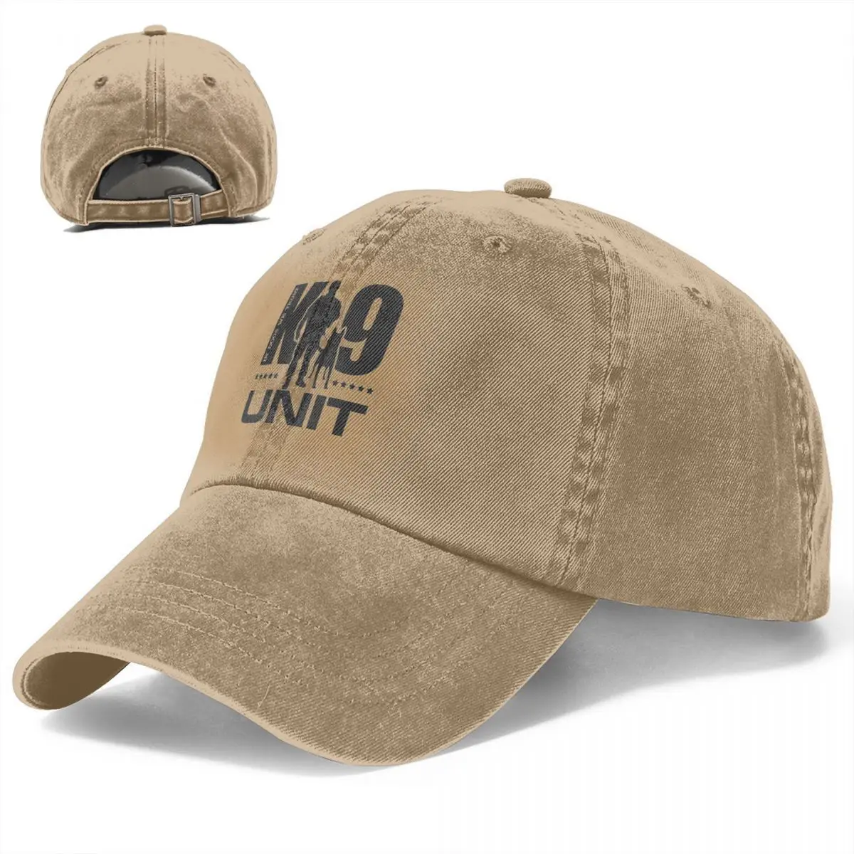 K9 Team K9 Unit Denim Baseball Cap Malinois Male Print Hip Hop Hats Vintage Gym High Quality Baseball Caps