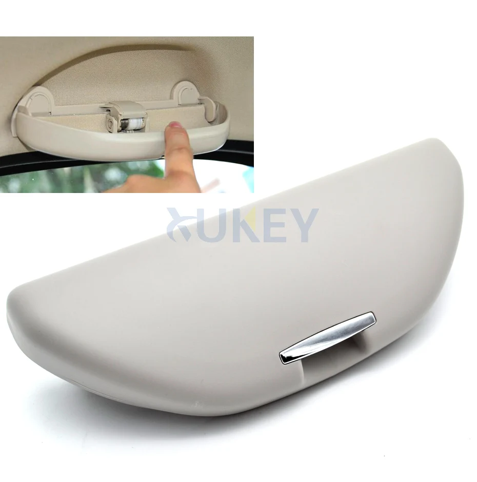 Car Sun Glasses Sunglass Box For VW Polo 9N3 Golf 4 Mk4 Jetta Touran Bora Seat Leon T4 Toledo Sunglasses Case Holder Storage