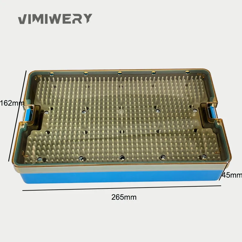 

Plastic Double Layers Sterilization Trays Ophthalmic Surgical Instruments