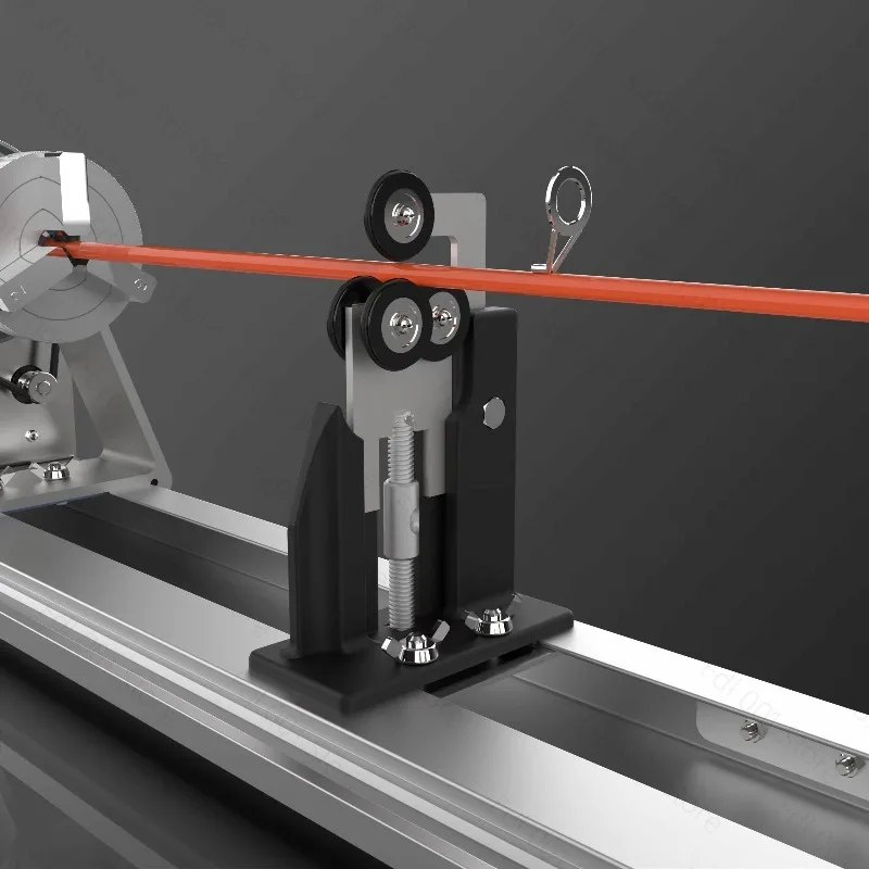 Fishing rod winding machine, fishing rod repair, grinding and cork multi-functional machine in one
