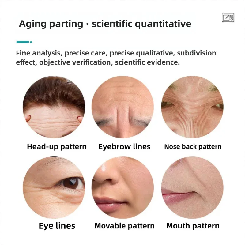 سعر المصنع ماسح وجه ثلاثي الأبعاد محمول محلل بشرة منزلي S5 آلة تحليل البشرة الذكية للكشف عن الوجه