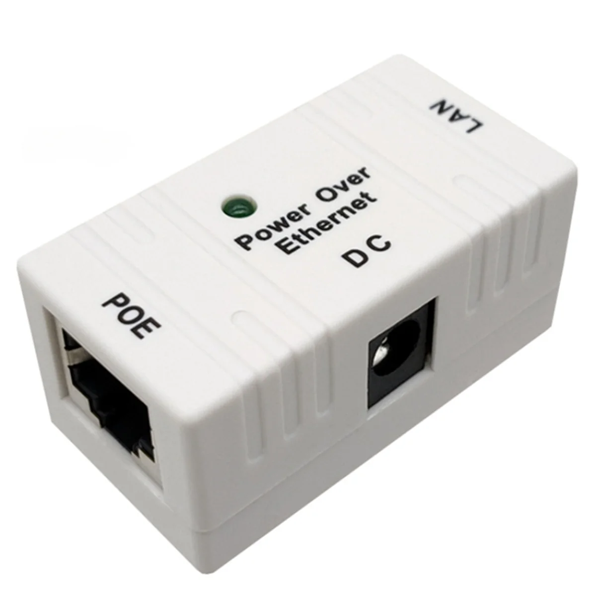 100 Mbps 5V 12V 24V 48V/1A BJW POE Injector Power Splitter for IP Camera POE Adapter Module Accessories-White