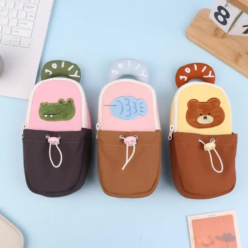 مقلمة محمولة باليد كارتون Ins High Aesthetic High School Student مقلمة محمولة ذات سعة كبيرة