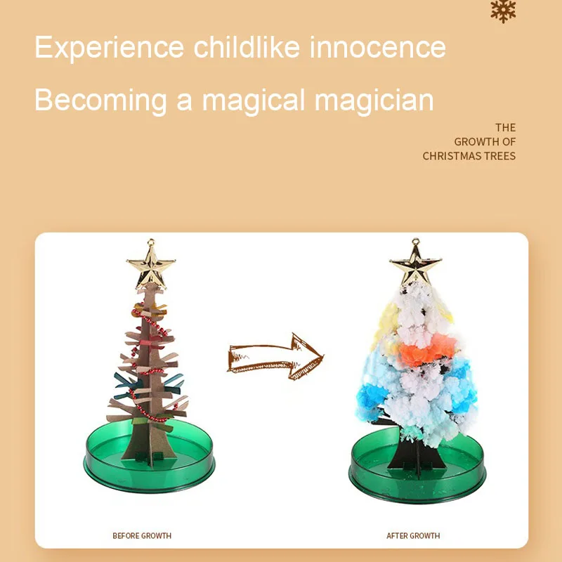 DIY Paper Tree Flowering Cherrytree Paper Sakura Crystal Trees Magically Paper Growing Tree Christmas Tree Blossoming Magic Toy