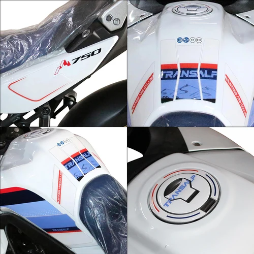 Imagen 2 del producto Para XL750L Transalp 2023-2024 accesorios de motocicleta Transalp 750 xl adesivi Protector de almohadilla de depósito calcomanía de resina 3D