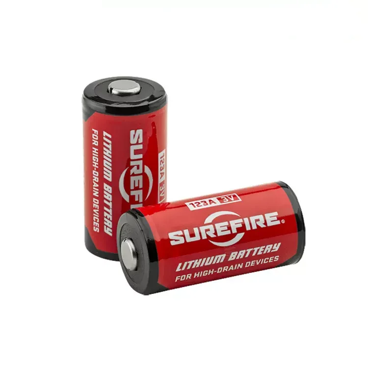 2pcs/lot Original battery CR123A 3V lithium battery non-rechargeable