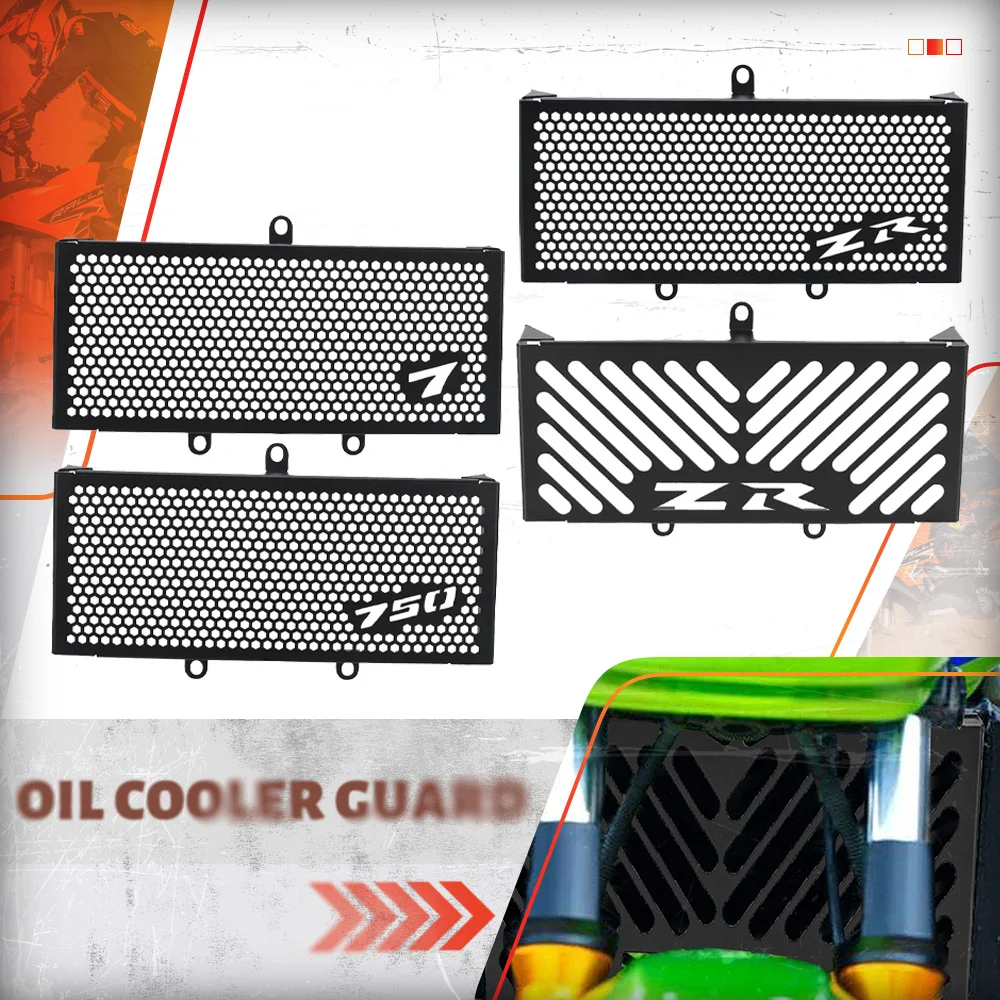 

Motorcycle Radiator Grille Cover Oil Cooler Guard Protetor For Kawasaki ZR-7/ZR 7 ZR-7S/ZR 7S ZR 750 Zephyr 1991-2002 2003 2004