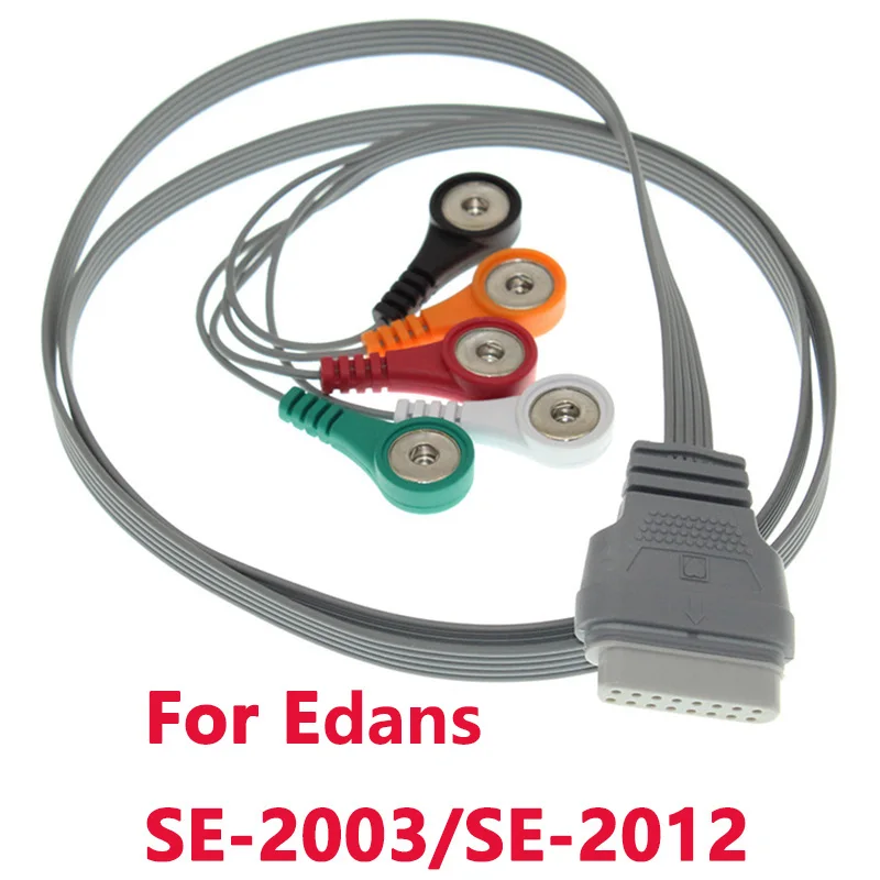ecg-lead-snap-e-eletrodo-leadwire-compativel-com-16pin-erans-se-2003-se-2012-3-12-channel-holter-system-5-7-10-chumbo