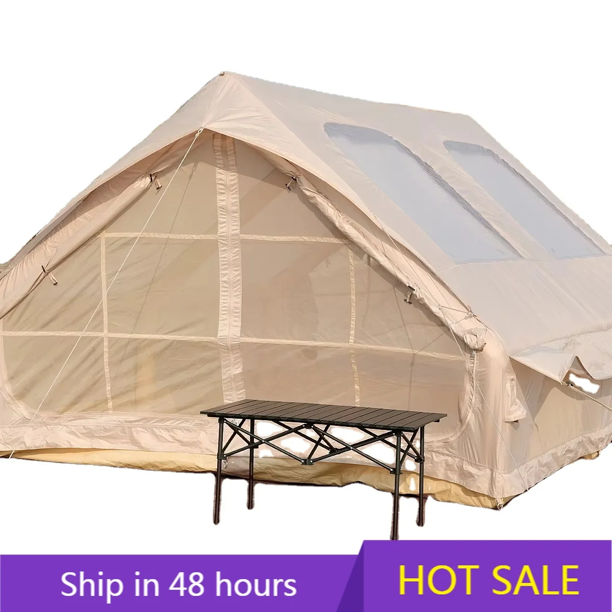

12 Light Weight Double Doors and Double Large Window Mountaineering/glamping Tents