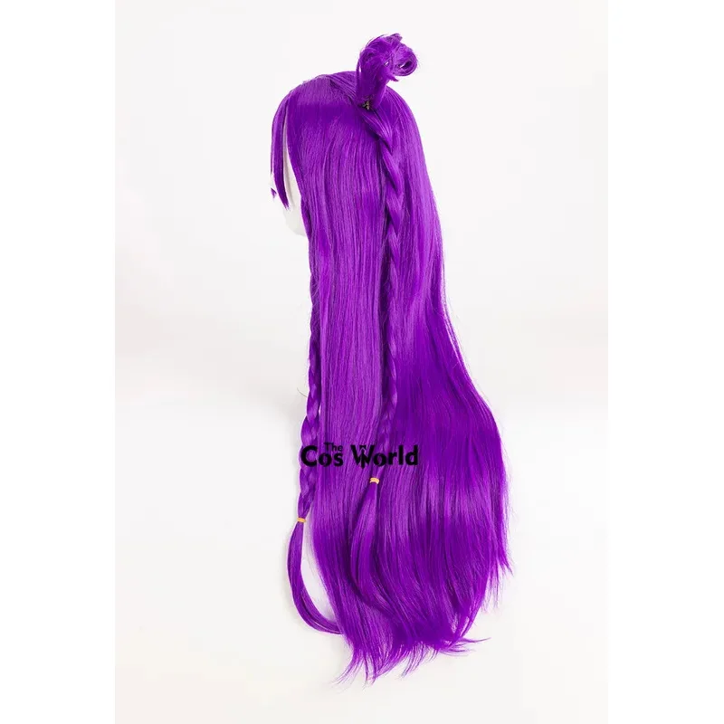 Zizi 2025 LOL KDA Group Kaisa 100 سنتيمتر ألعاب مستقيمة طويلة هالوين تأثيري الباروكات الشعر الاصطناعية + غطاء شعر مستعار