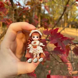 Mini BJD Doll Kawaii Cartoon Doll Girl's Doll 4cm Elf Free Delivery Project
