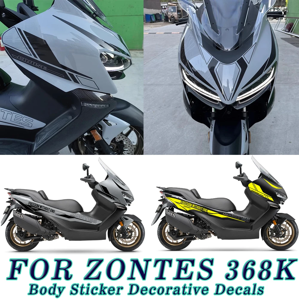 

Motorcycle Modification Printing Body Protect Decoration Waterproof Decals Stickers FOR ZONTES 368K 368 K 368-K