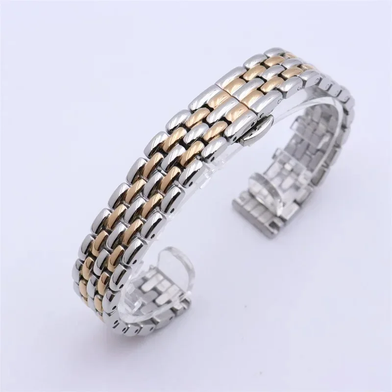 10mm 12mm 14mm 16mm Edelstahl-Uhrenarmband für Damen in Silber, Gold, Schwarz, Roségold, passend für jede Marke – Detail 8