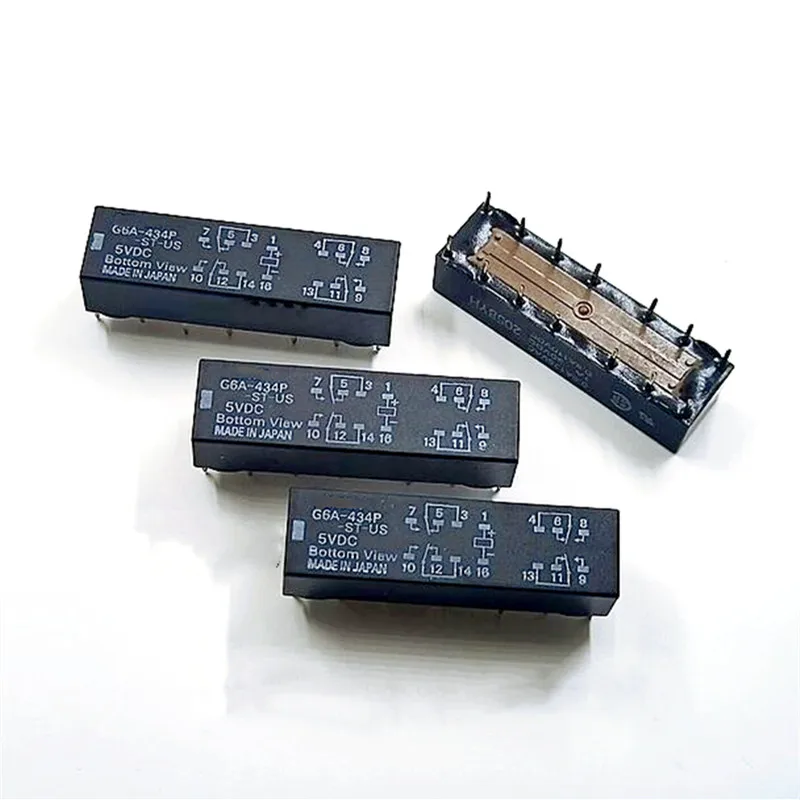 HOT NEW G6A-434P-ST-US-5VDC G6A-434P-ST-US 5VDC G6A-434P-ST G6A-434P G6A 434P DC5V 5V relay DIP14