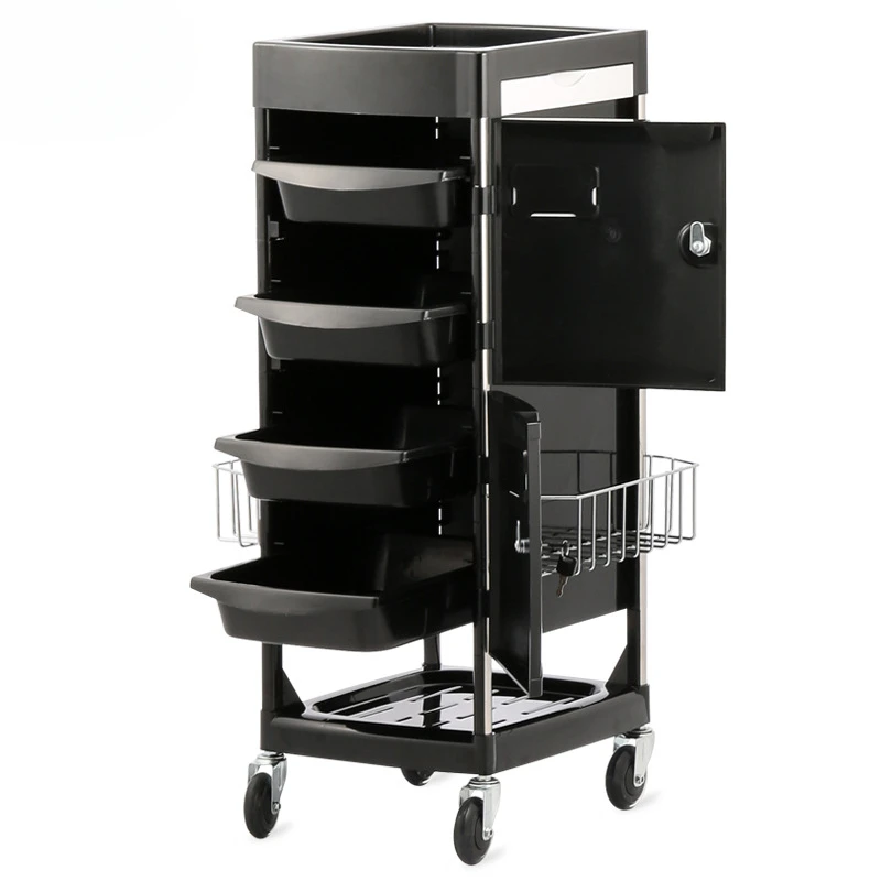 Rolling Tray Cosmetologist Trolley Beauty Salon Utility Cart Cleaning Hairdressing Furniture Units Cabinet Carritos Spa Bar Lash