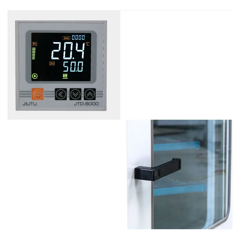 Digital Display Vacuum Drying Oven Double Partition Small Industrial Food Drying Machine For Laboratory Research 600W 220V