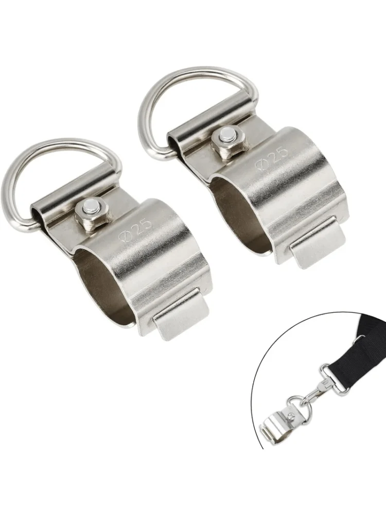 2 Stück Rasenmäher-Schultergurt, gepolsterter Gürtelclip, 1,02 Zoll, robuste Gurtklemme für Trimmer – Detail 1