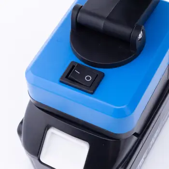 適用於 Makita 18V/Lidl Parkside X20V 鋰電池的便攜式電風扇,帶 USB YTPE-C 接口,180° 可調,適用於車間和工地。 6 最佳銷售 x20v - №6