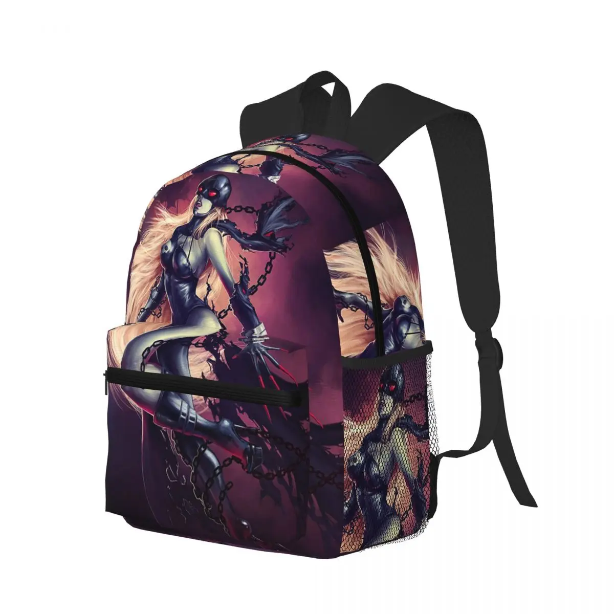 

Аниме Digimon Lady Devimon, студенческий рюкзак, школьная сумка, походный дорожный рюкзак для мужчин и женщин, модная сумка для книг, сумки на плечо