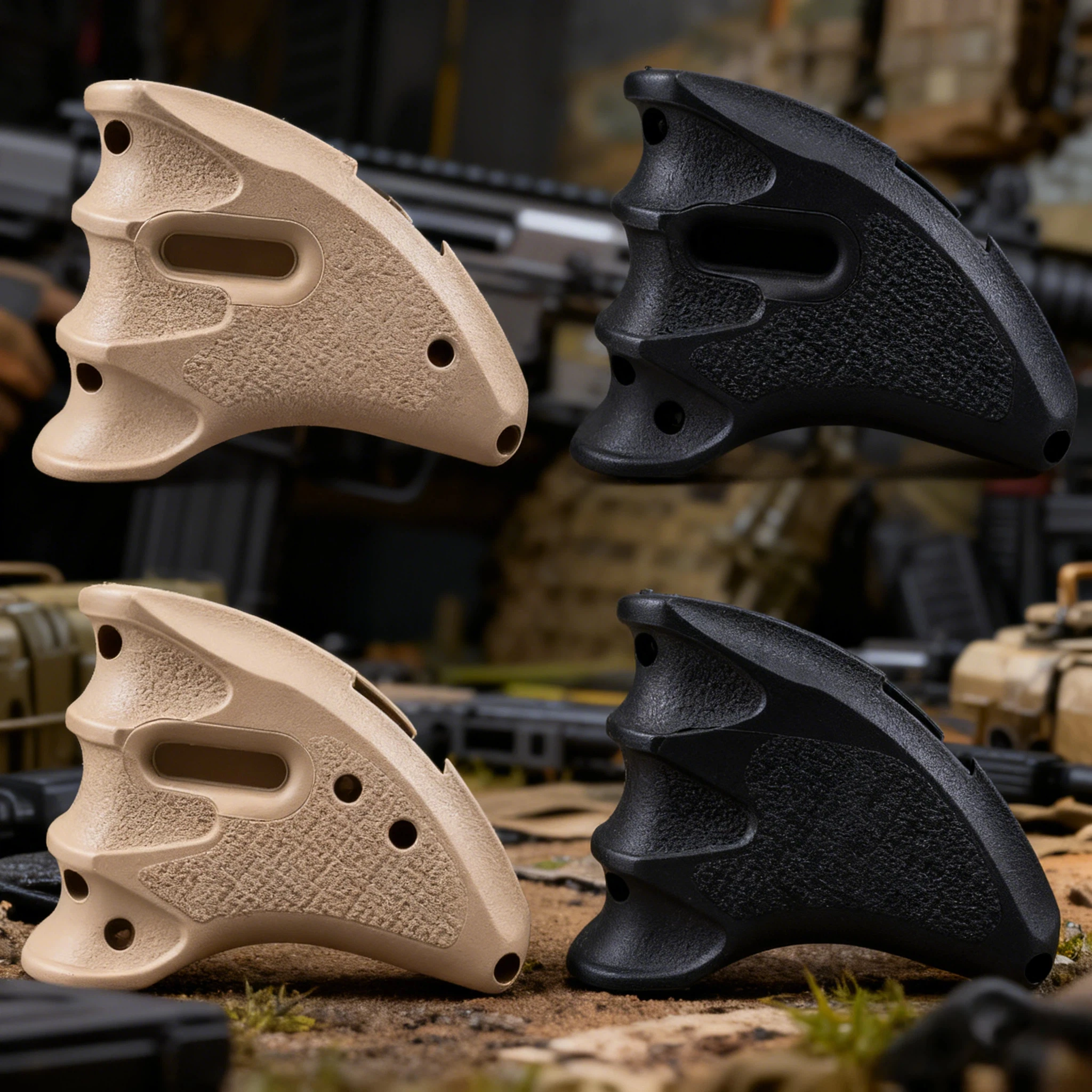 อุปกรณ์เสริมไนลอนคุณภาพสูงสำหรับปืนอัดลม - ด้ามจับกันลื่น ทนทาน ใช้ตกแต่งสำหรับปืนของเล่นยิงลูกซอฟต์