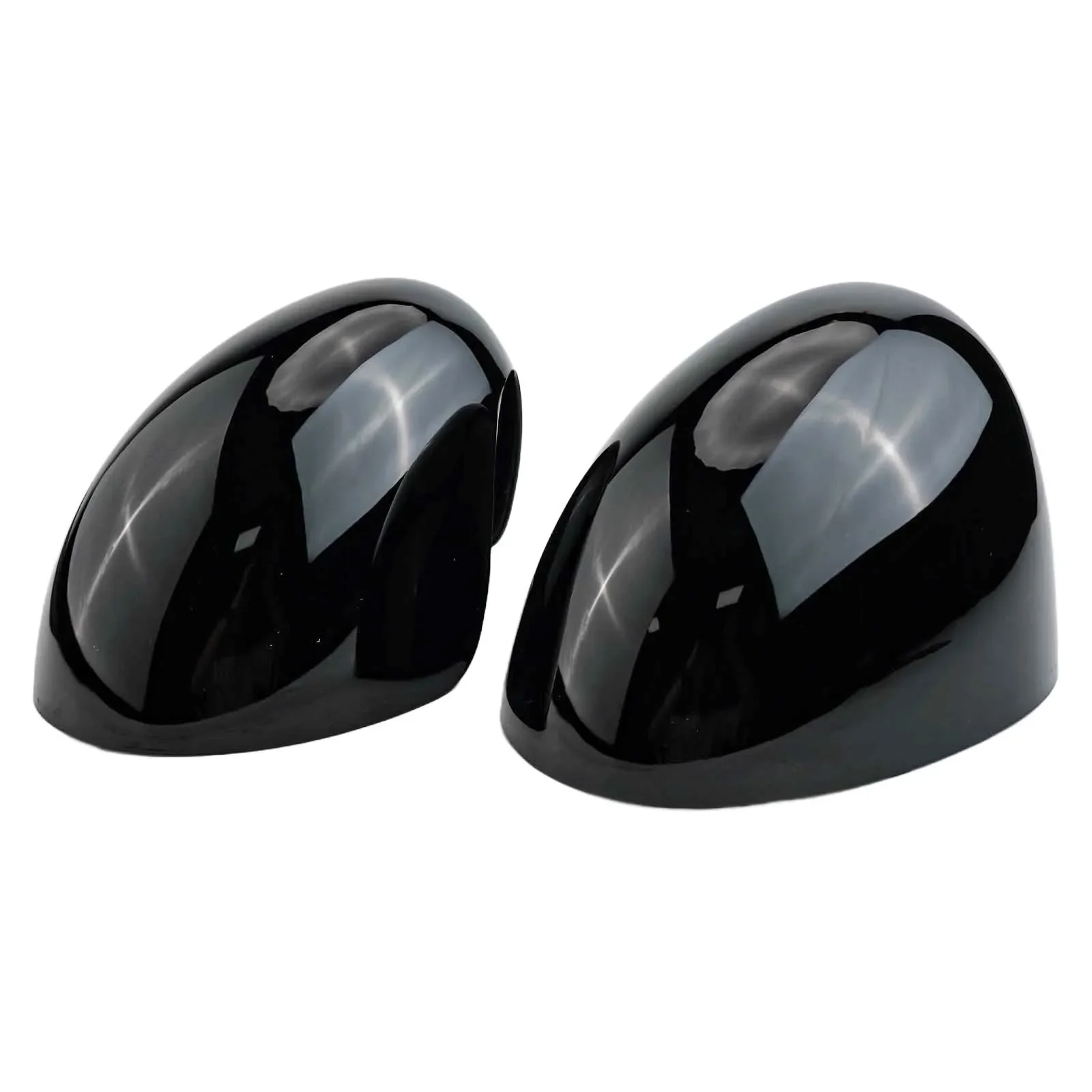 2x Gloss- Black- Wing Mirror Cover Cap Casings- For BMW For Mini F54 F55 F56 F57 RHD F60 For Right-hand Driving- 51167401229