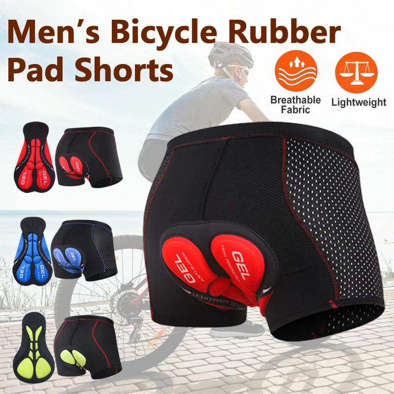 

Breathable Man Cycling Shorts Riding Underwear 5D Gel Pad Shockproof Bicycle Underpant MTB Road Bike Underwear Short Pants