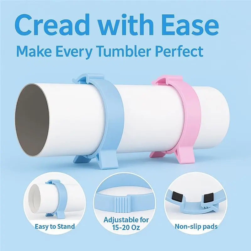 BHTS-Sublimation Tumbler Clamp Tool, Durable Plastic Pinch Grip Holder For 15 To 20Oz Cups, Ideal For Engraving, Decorating