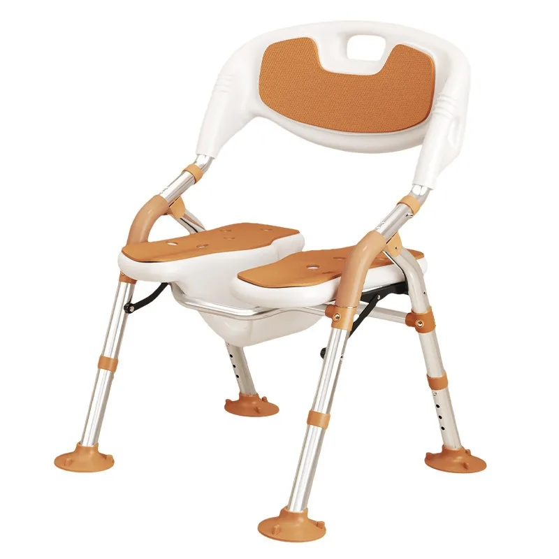 For Recessed Bath Chair, Widened, Special Chair for The Elderly, Non-slip and Foldable