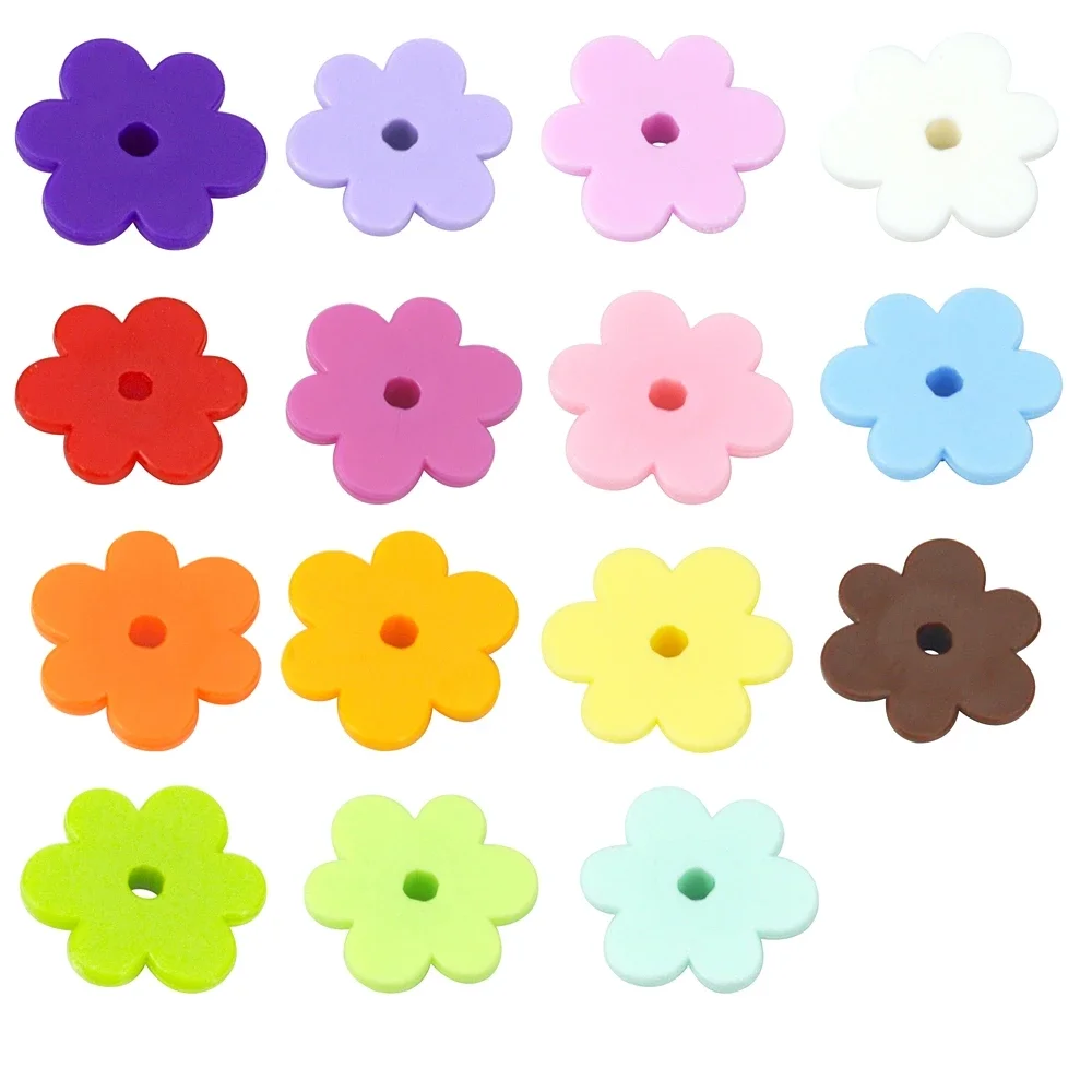 300 Stück Pflanzen-Bausteine, mehrfarbig, 1x1, rund, mit sechsblättriger Blume, kompatibel mit 3742 MOC, Garten-Zubehör, Dekorationsspielzeug – Detail 1