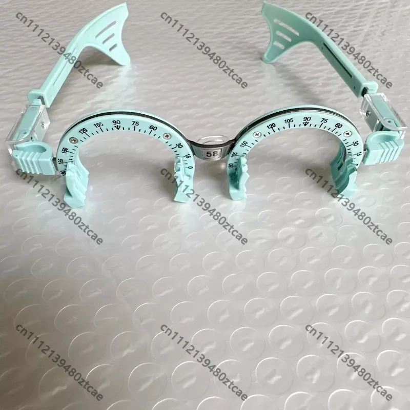 Pure Titanium Semi‑Rimless Optometry Trial Frame Progressive Lens Fitting Test Stand Optical Shop Refraction Auxiliary Equipment