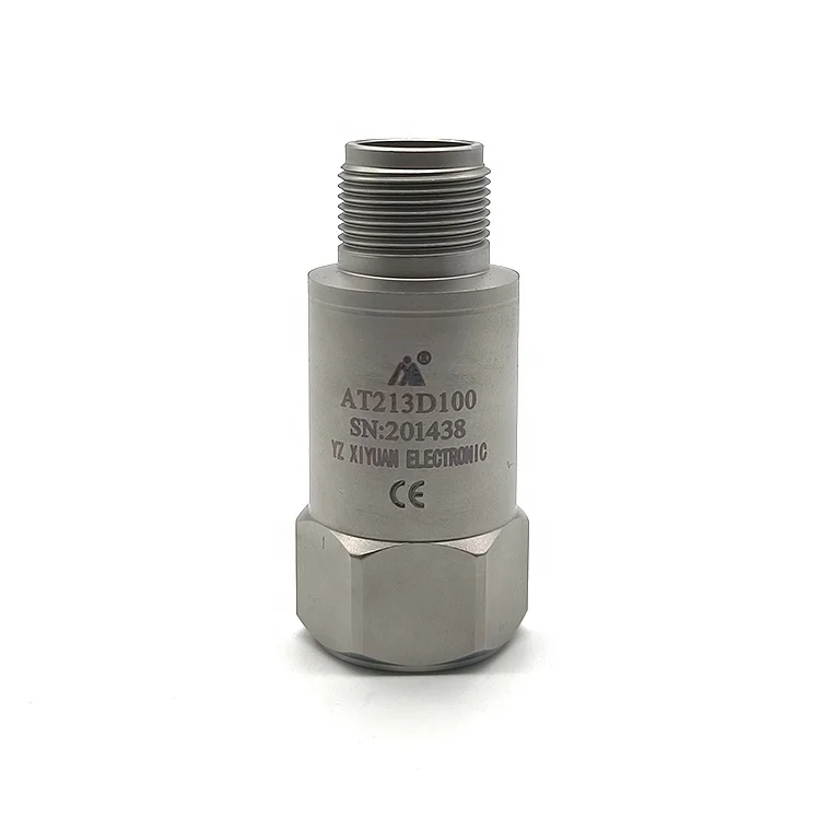 AT213D100 Industrial Accelerometer Vibration Sensors with DS18B20 Digital Temperature Sensor