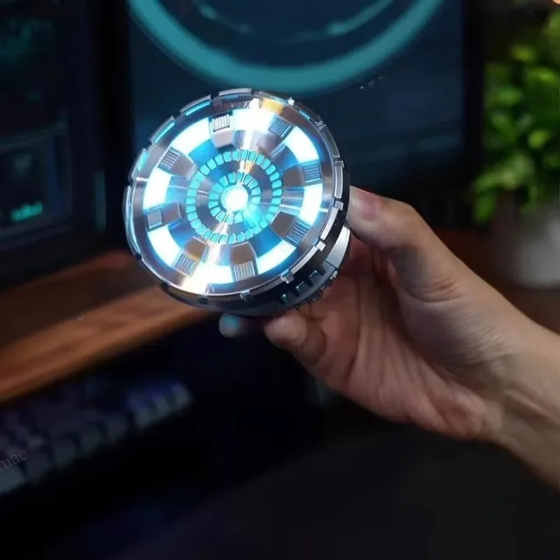 1:1 LED Arc Core Chest 3 Generations Sci-Fi Collectible Model Decor