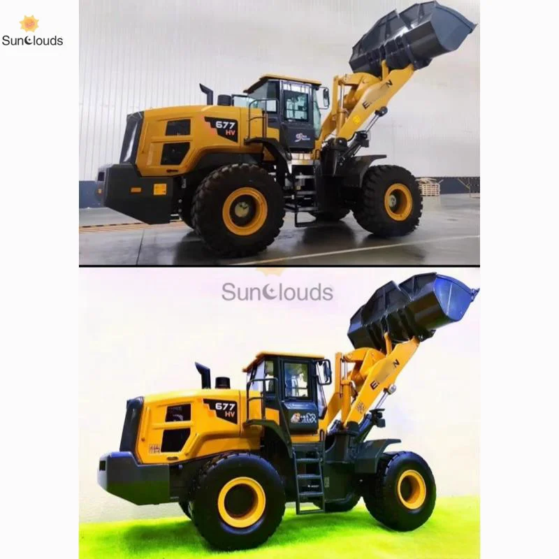 Alloy Model Toy 1:35 Scale ENSIGN YX677HV Loader Forklift Die Cast Model Toy Car & Collection Gift & Display & Souvenir Ornament