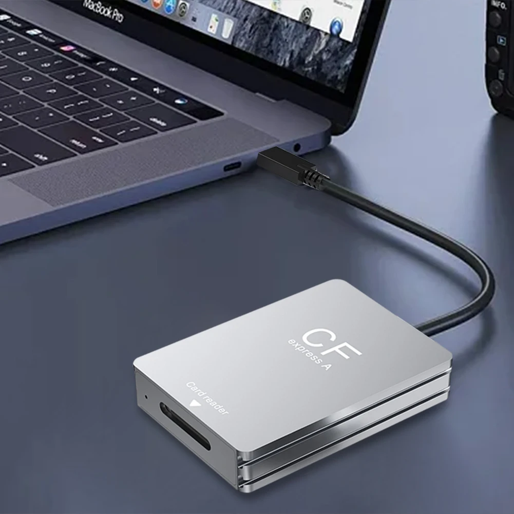 

CFexpress Type A Card Reader USB 3.2 10Gbps CF Express Card Reader Type A Adapter with USB C To USB C/USB A Cable