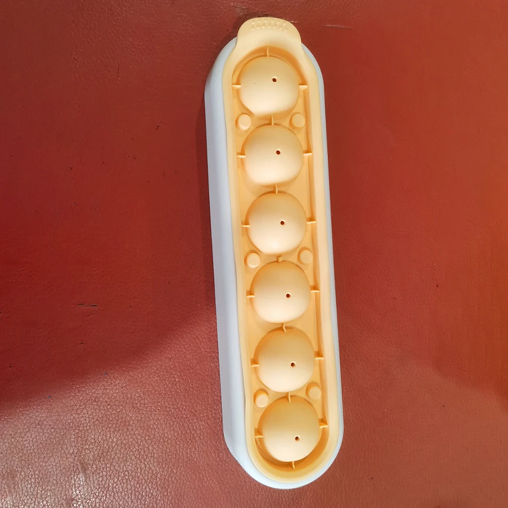 

Round Ice Cube Mold 12 Cavities Leak Free PP Tray Whiskey Sodas Beverage Home Ball Shaped Fridge Ice