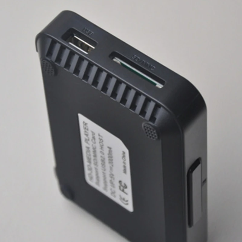 Full HD 1080P Support -Compatible AV USB HDD SD MMC H.264 MKV Portable Multimedia Media Player EU PLUG