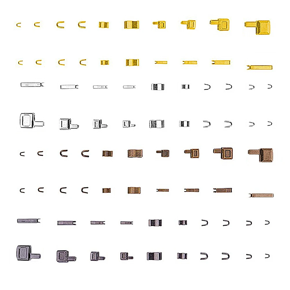 

32 Sets Zipper Accessories Durable Alloy Repair Parts Replacement Stoppers Zippers Metal Closed End Slider Retainer Clothes