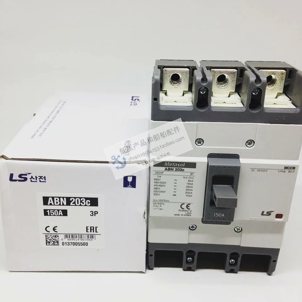 

Новый оригинальный подлинный METASOL автоматический выключатель ABN203C 125-250A фиксированная/Подключаемая установка