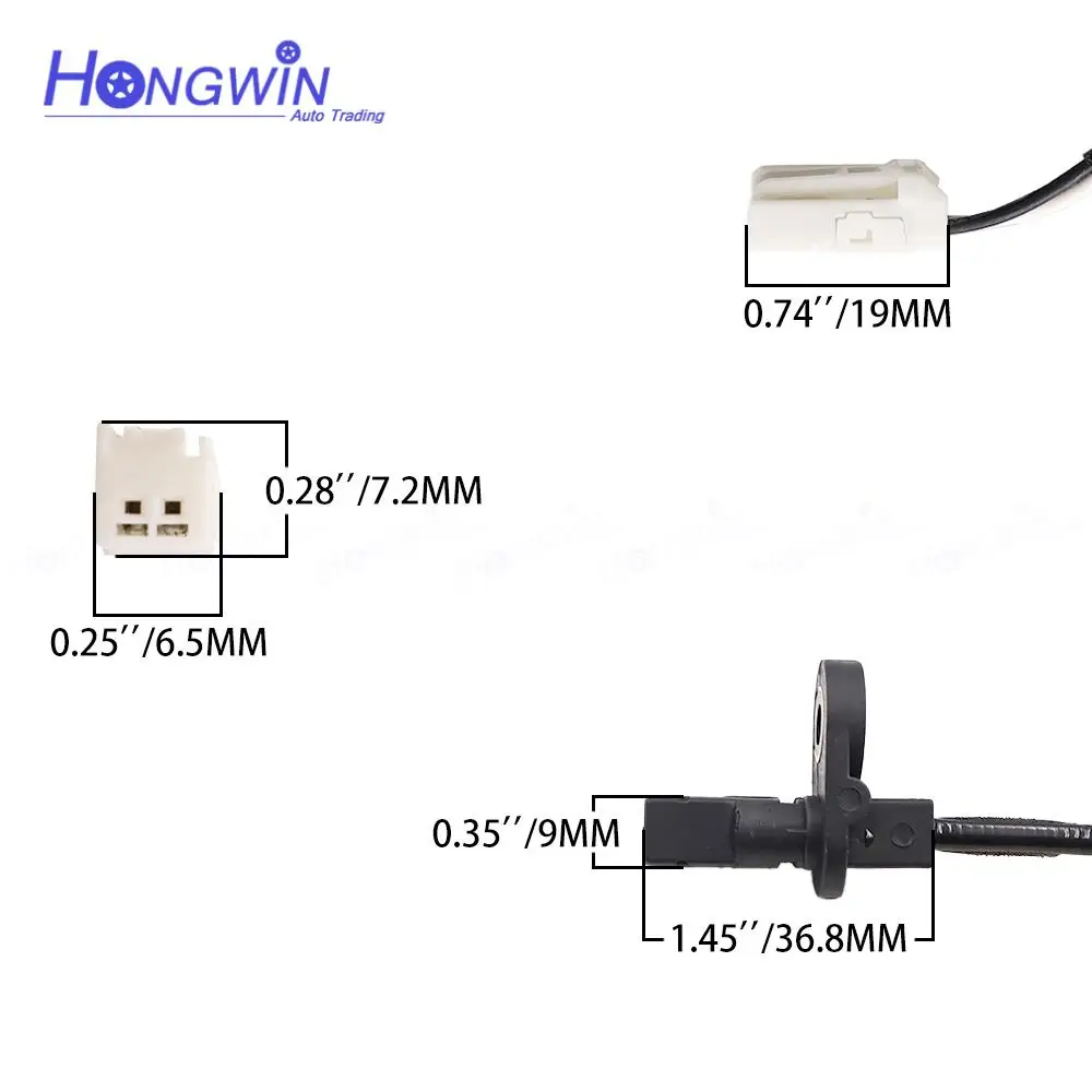 フロントリア左右車輪速absセンサーホンダCR-Z洞察フィットジャズ1.2 1.3 1.4 1.5 57450-TF0-003 57475-TF0-013