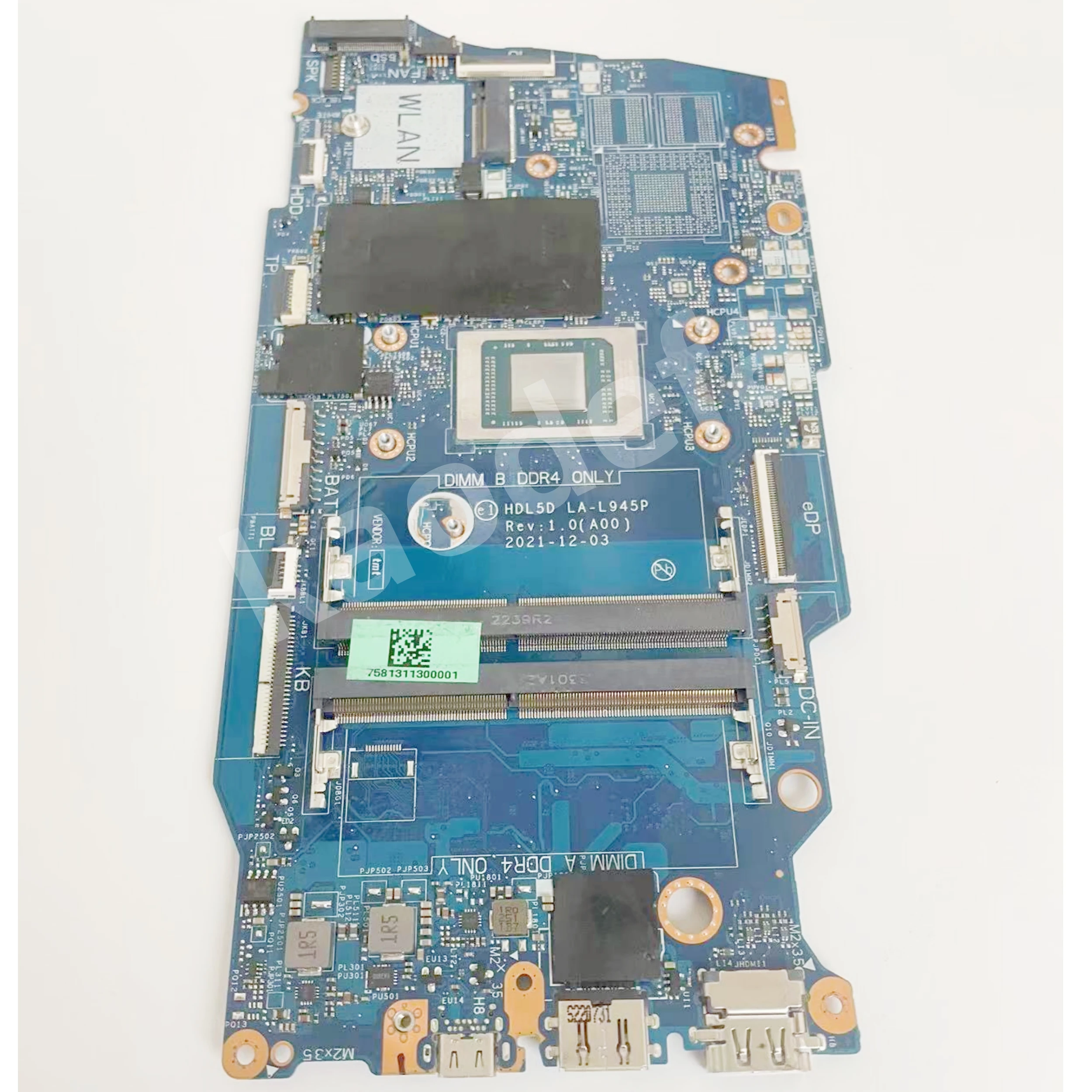 Imagem -05 - Laptop Motherboard para Dell Dell Vostro 3425 3525 Cpu: R35425u R5-5625u R7-5825u Amd Cn0r5m49 Cn-0prrg1 Cn-0r9jv9 Test ok La-l945p