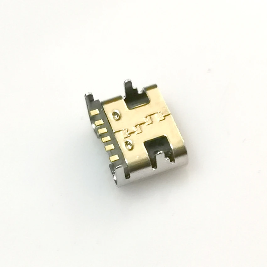 10pcs/lot Type C 6 Pin USB SMT Socket Connector USB 3.1 Type-C Female Placement SMD DIP For PCB design DIY high current charging