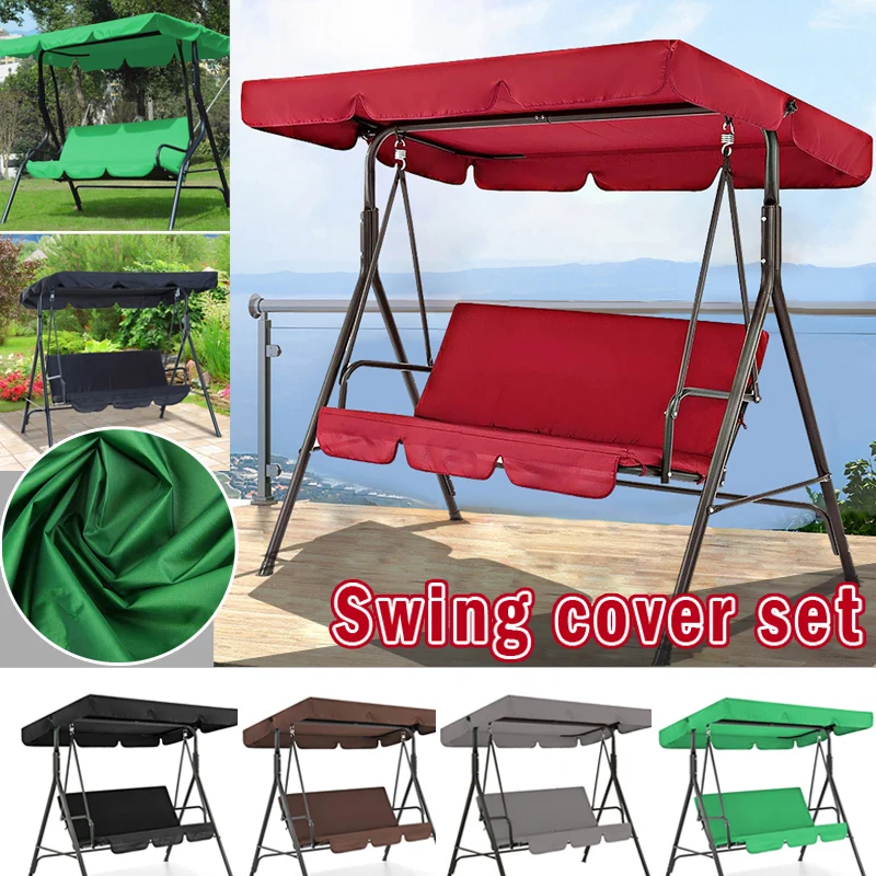 Patio Swing Chair Hammock UV-Resistant Polyester Taffeta Seat Covers for Swing Canopies Replacement