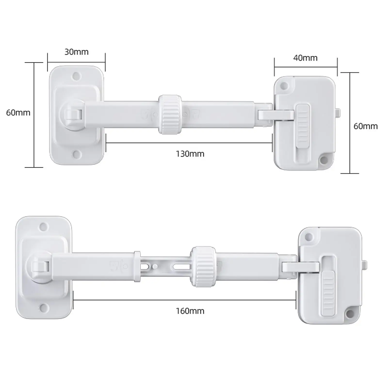 Child Proof Window Restrictor, Adjustable Baby Safety Window Lock, Window Safety Locks for Toddlers，Easy to Install Suitable